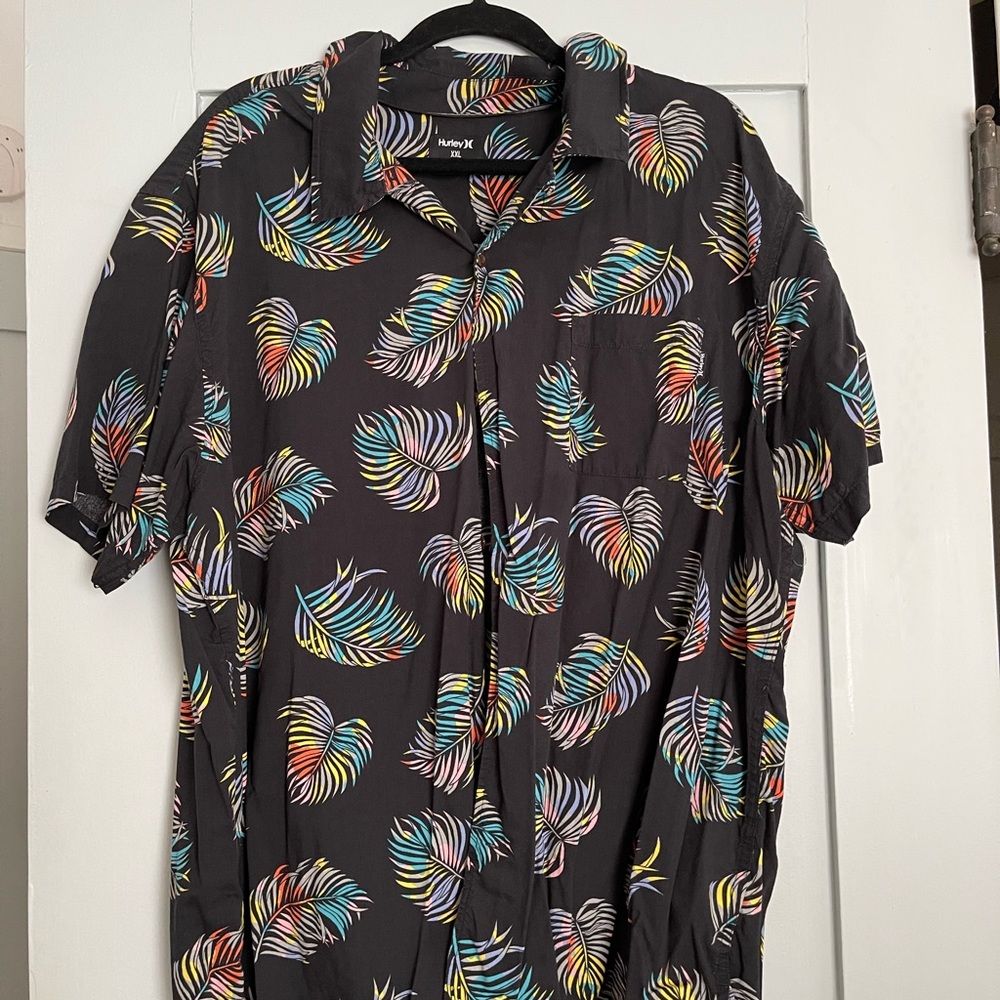 Hurley Button Down Party Shirt